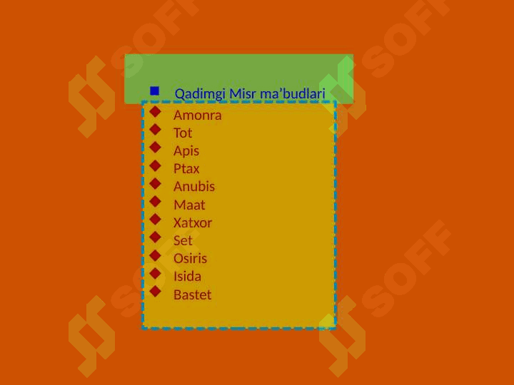 Qadimgi Misrning maʼbudlari 2