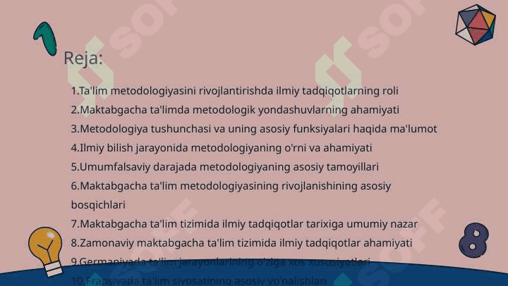 Metodologiya tushunchasining mazmuni,tavsifi va funksiyalari 2