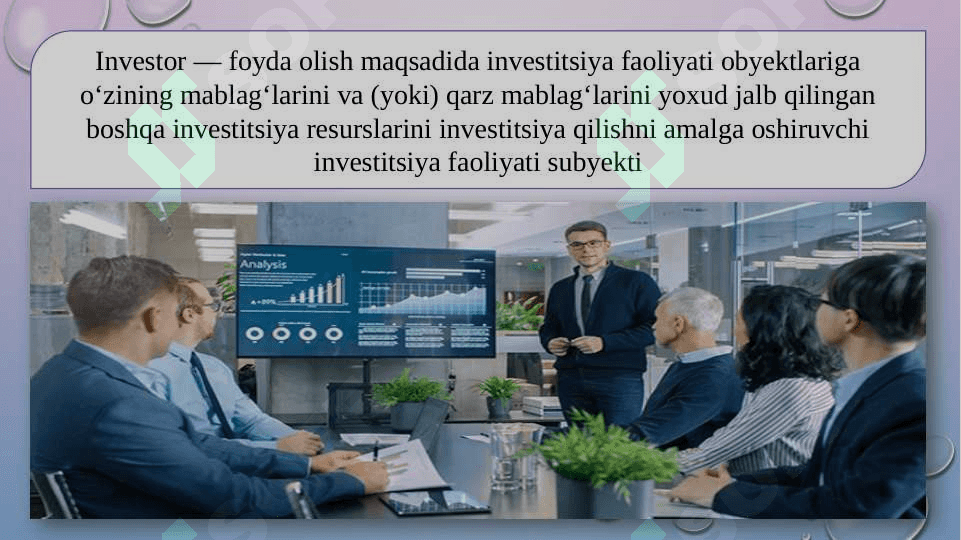 Investitsiya qonunchiligi 5