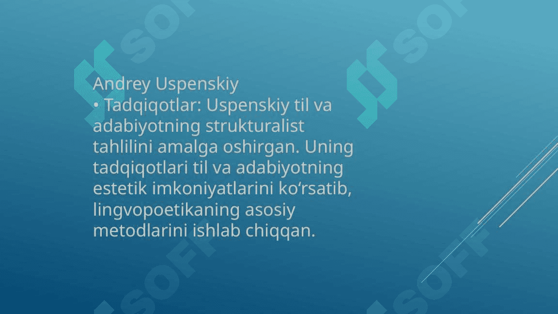 Lingopoetika: Eng Muhim Tadqiqotchilar 2