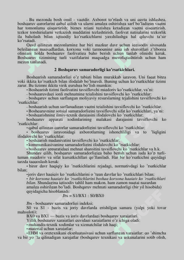 Qishloq xo’jaligida menejment samaradorligi mavzusida mustaqil ish 4