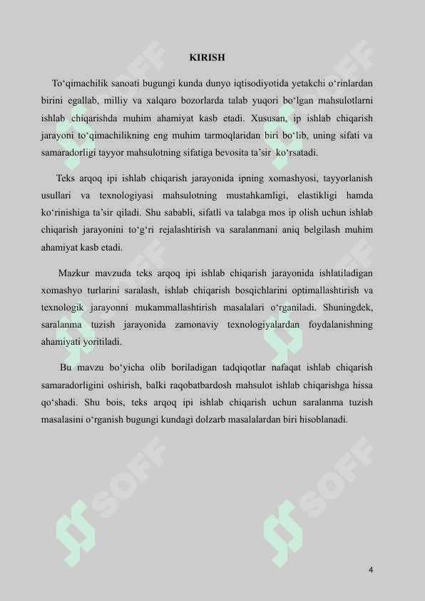 ip (tola ) ning mexanik hususiyatlari va hossalari mavzusida kurs ishi 4