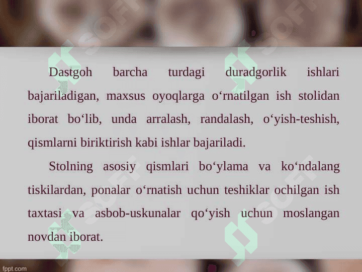 Yog‘och va yog‘och matreallarga badiiy ishlov berish 5