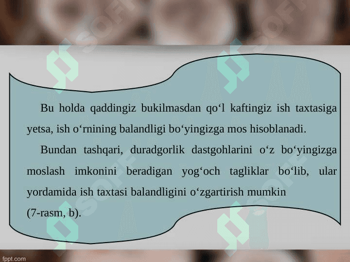 Yog‘och va yog‘och matreallarga badiiy ishlov berish 7