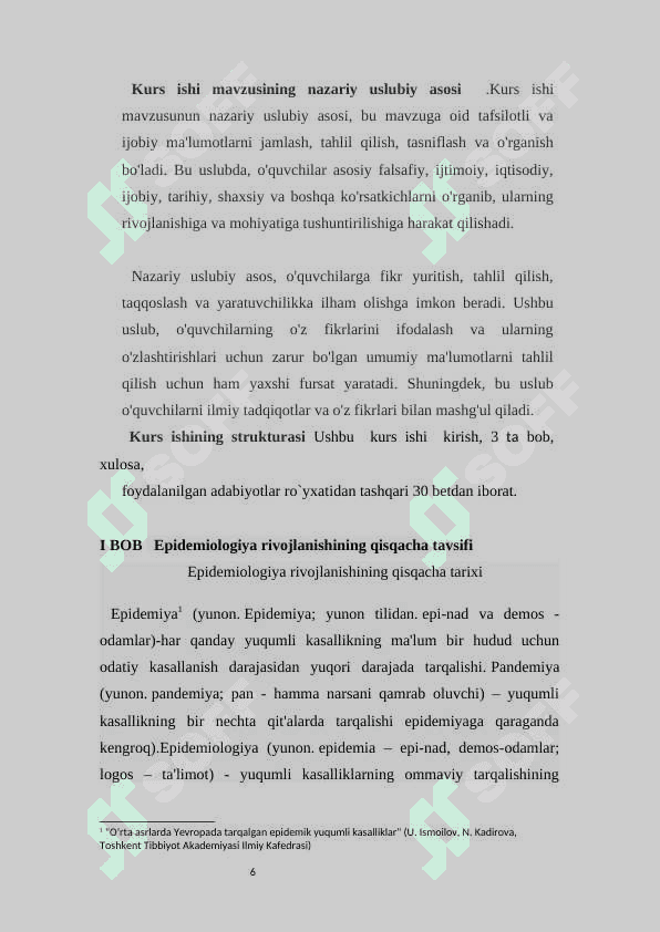 Oʻrta asrlarda Yevropada tarqalgan  epidemik yuqumli kasalliklar 6
