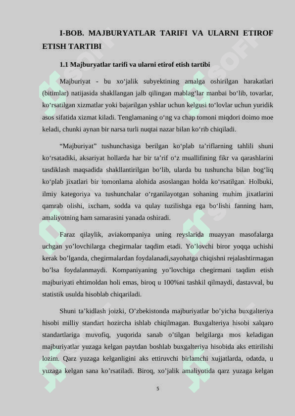 MAJBURYATLAR TARIFI VA ULARNI ETIROF ETISH 5