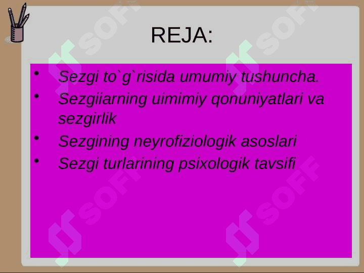 SEZGI psixologiyasi 2