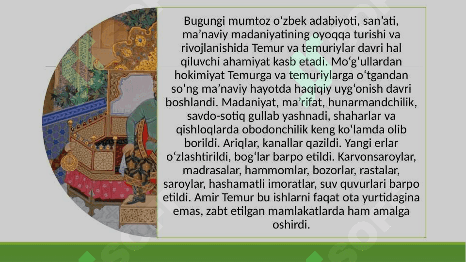 TEMURIYLAR DAVRIDA (II RENESSANS) TA’LIM-TARBIYA VA PEDOGOGIK G’OYALAR TARAQQIYOTI 3