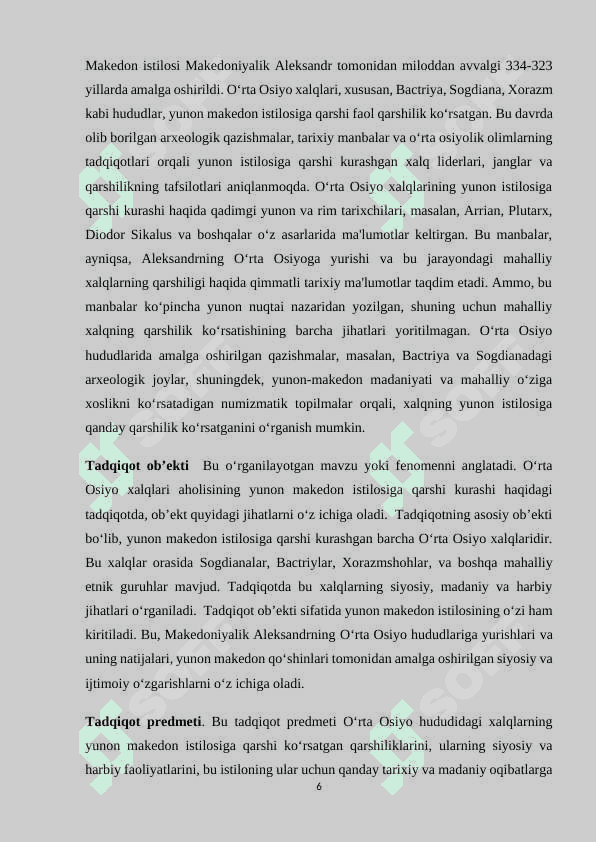 Òrta Osiyo xalqlarining yunon makedon istilosiga qarshi kurashi 6