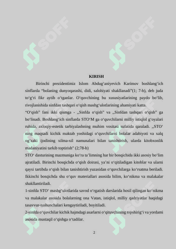 SAVODNI O'RGATISHDA SINFDAN TASHQARI O'QISHNI TASHKIL QILISH 2