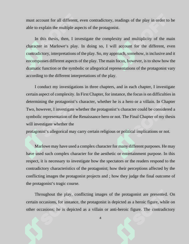 Christopher Marlowe and his work on Tumbulaine the Great 4