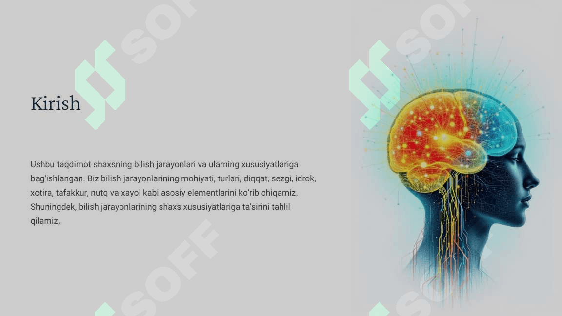 Shaxsning bilish jarayoni 2