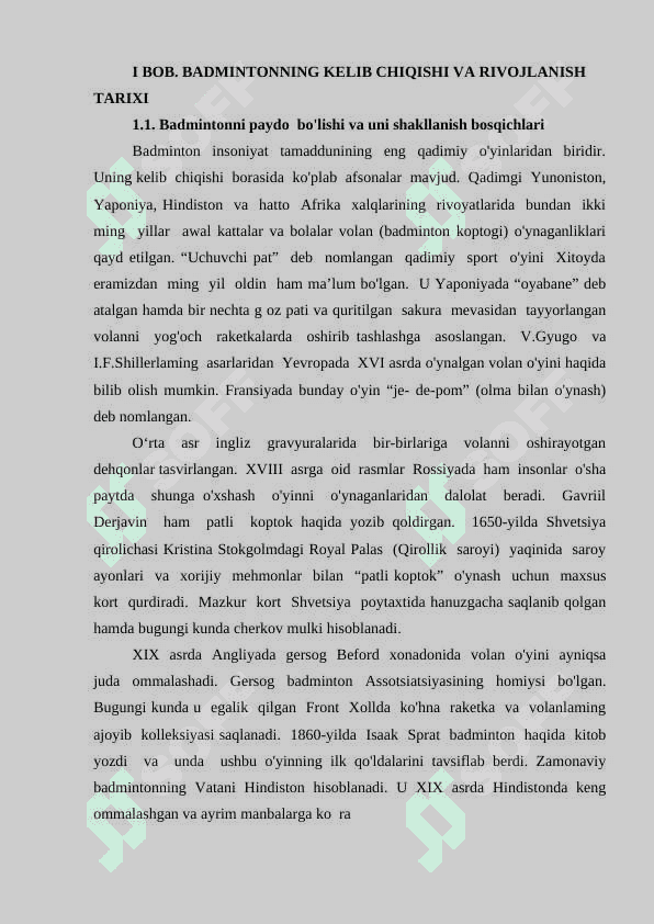 Ayollar badmintoni: rivojlanish jarayoni va tendensiyalar 5