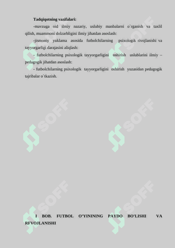 FUTBOL UCHRASHUVIDA JAMOADA TARTIB QOIDANI TASHKIL ETILISHI 4