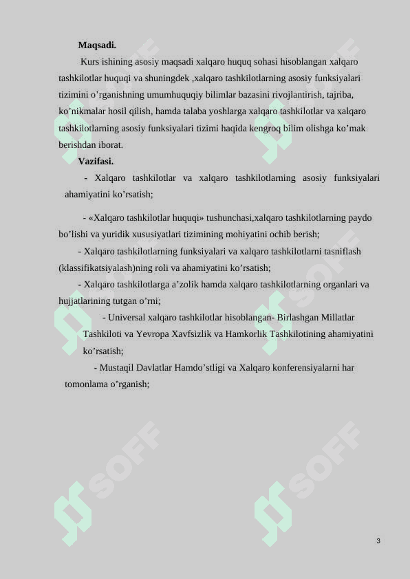 Xalqaro tashkilotlarning asosiy funksiyalari 3
