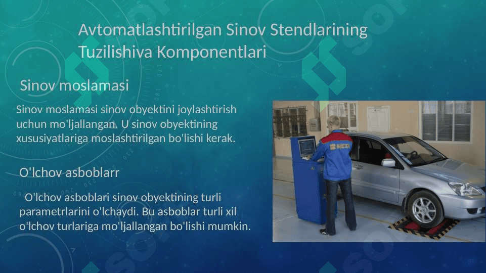 Zamonaviy Avtomatlashtirilgan Sinov Stendlari 3