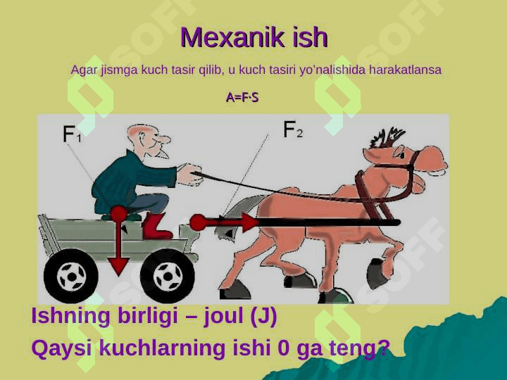 Mexanik ish va  quvvat 2