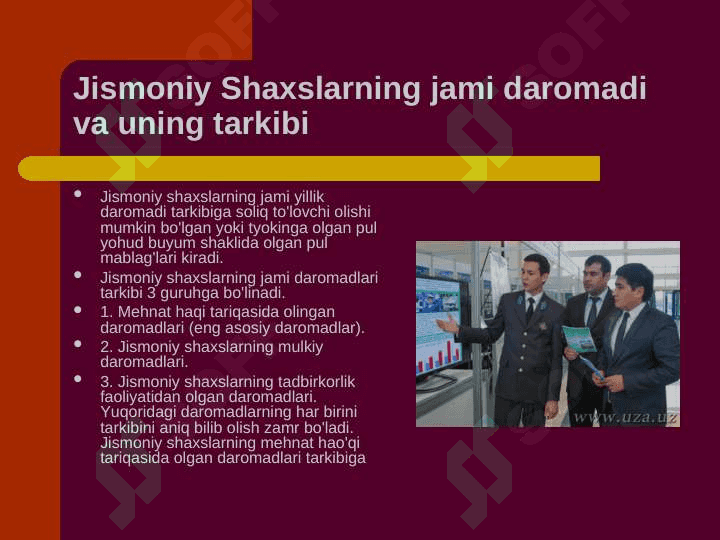 Jismoniy shaxslardan olinadigan daromad solig’i 4