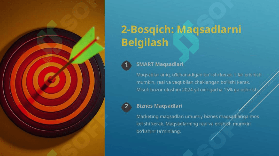 Marketingda Strategik Rejalashtirish Bosqichlari 3