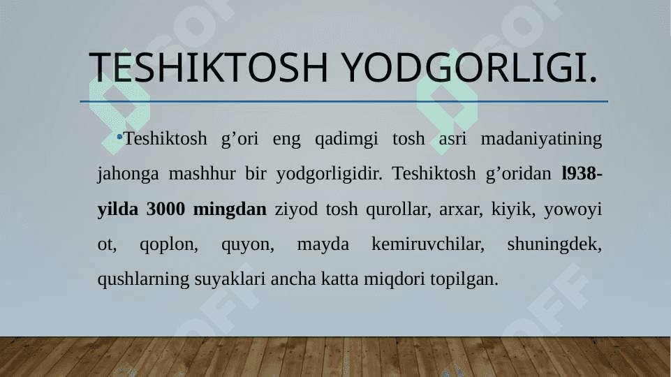 Teshiktosh yodgorligi 2