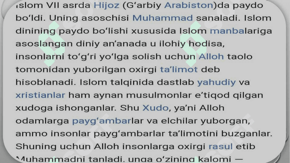 Islom dini qadriyatlari 4