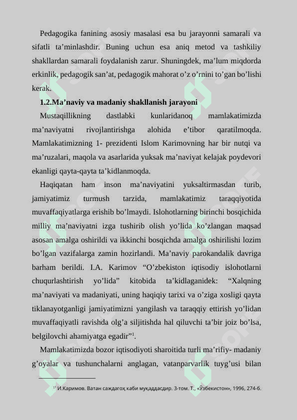 KASBIY  TA’LIM  PEDAGOGIKASINING SHAKLLANISHI VA RIVOJLANISHI 4