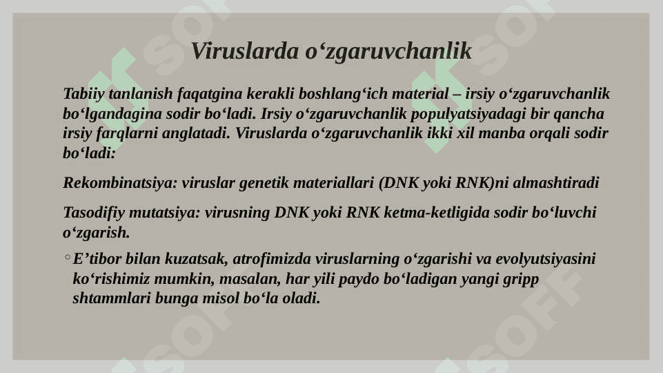 Viruslarning kelib chiqishi va ularning ahamiyati 4