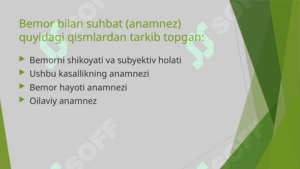 TISHLARNING QATTIQ TO`QIMALARI ZARARLAGANDA BEMORNI TEKSHIRISH USULLARI 7