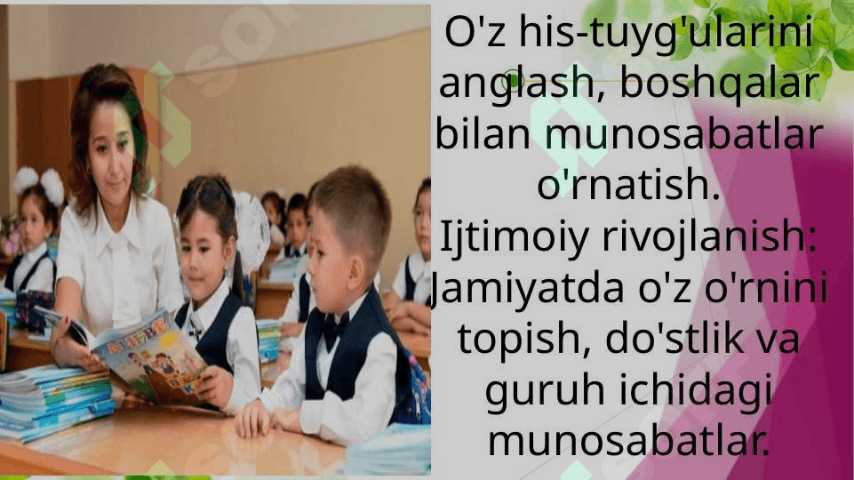 Bola rivojlanishidagi normal va nuqson bilan kechish xususiyatlari 4