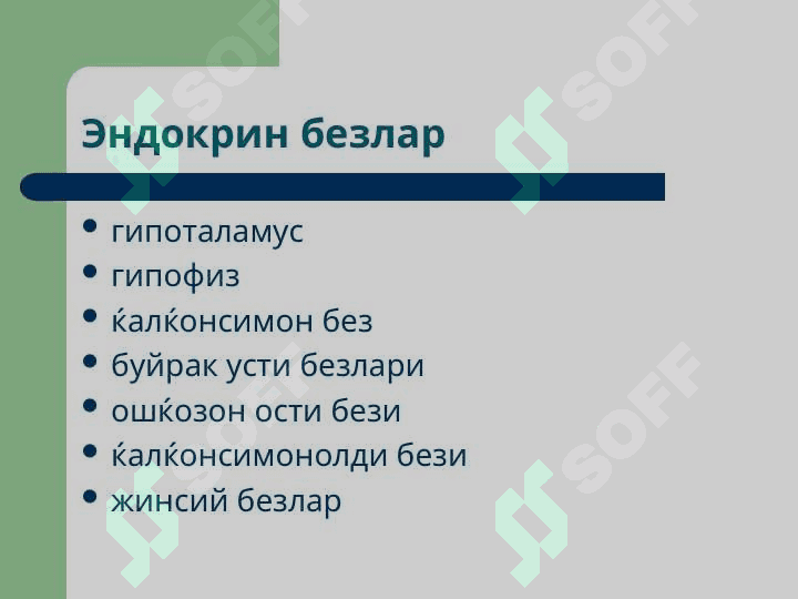 ENDOKRIN TIZIM PATOFIZIOLOGIYASI 3