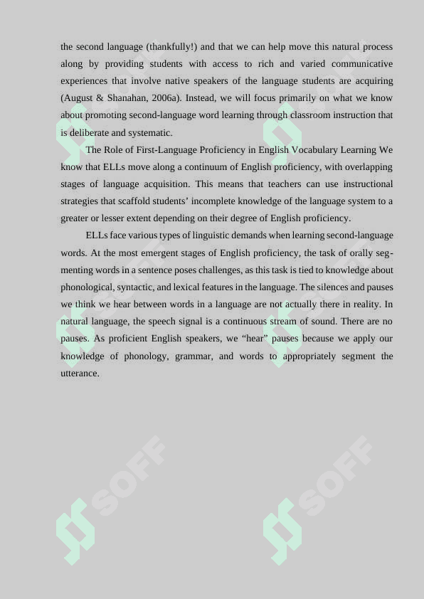 Vocabulary learning is incremental in nature (kurs ishi) 5