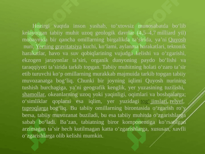 TABIATNI MUHOFAZA QILISHDA XALQARO HAMKORLIK 4