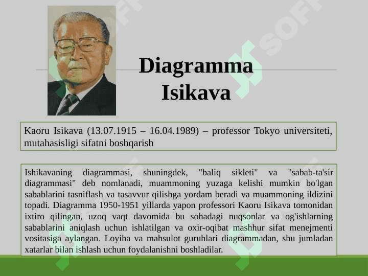 YIGIRISH KORXONASIDA MAHSULOT NOTEKISLIGINI ISIKAVA DIAGRAMMASI ASOSIDA NAZORAT QILISH 4