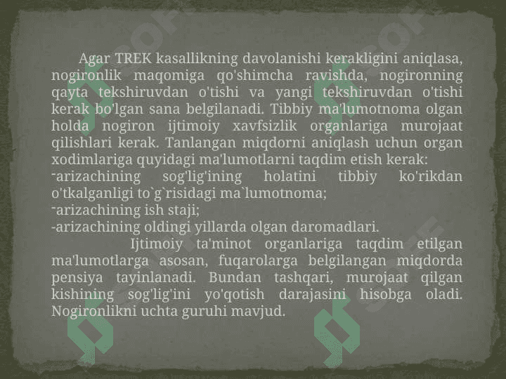 Belorussiya Respublikasida nogironlikni belgilash tartibi 4