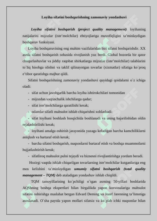 Loyiha boshqarishda texnik topshiriqni o'rni 2