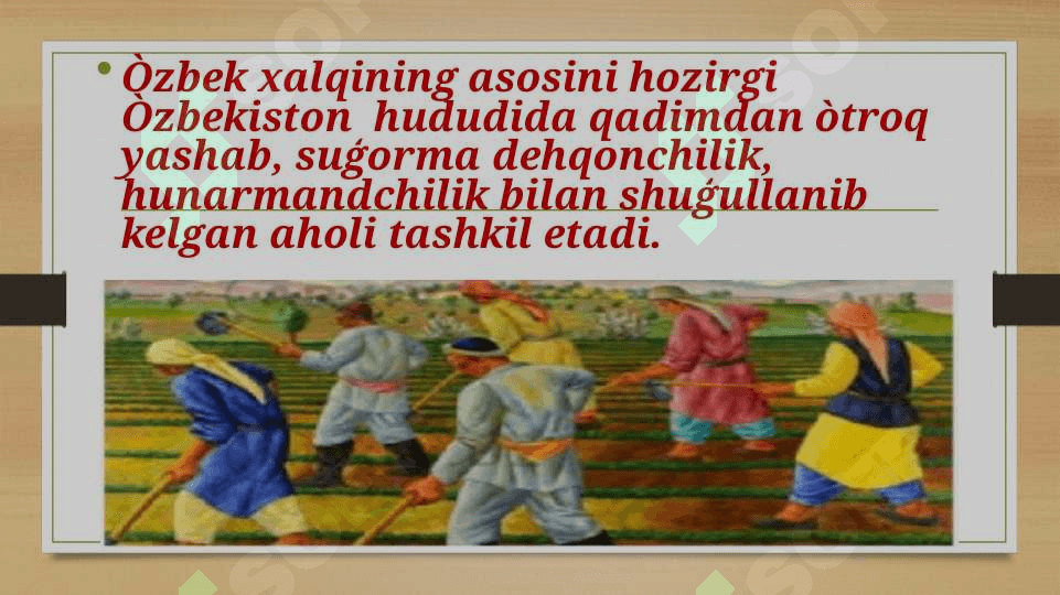 O'zbek xalqining shakllanish jarayonlari.pptx 8