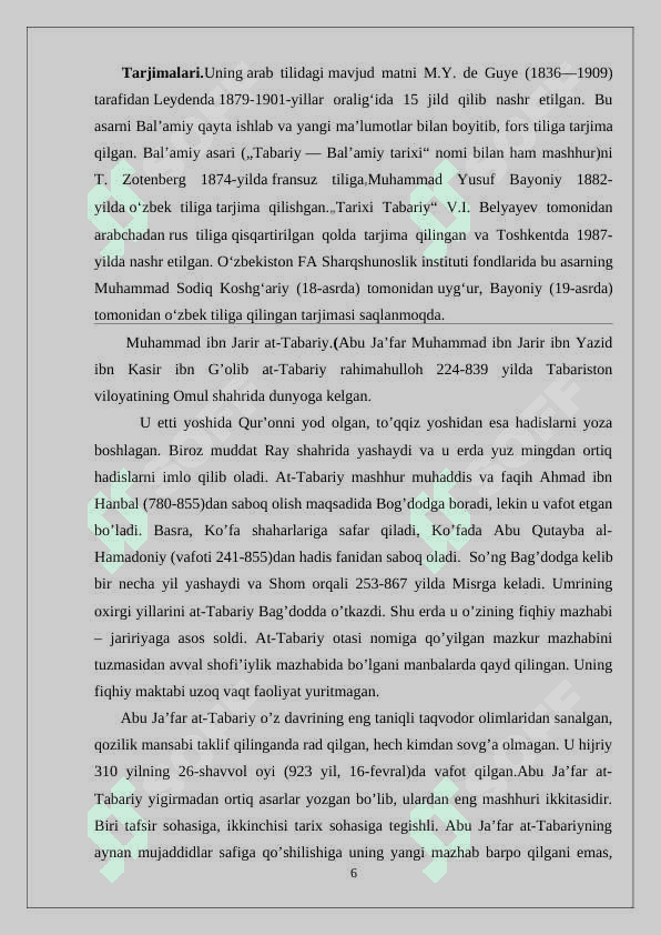 Abu Jaʼfar Muhammad ibn Jarir at-Tabariy 5
