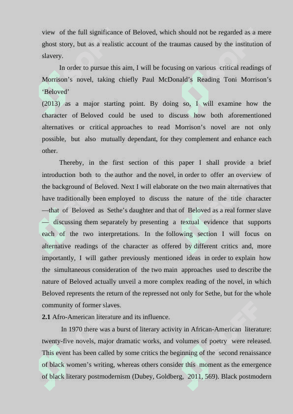 Afro-American literature and its influence 3