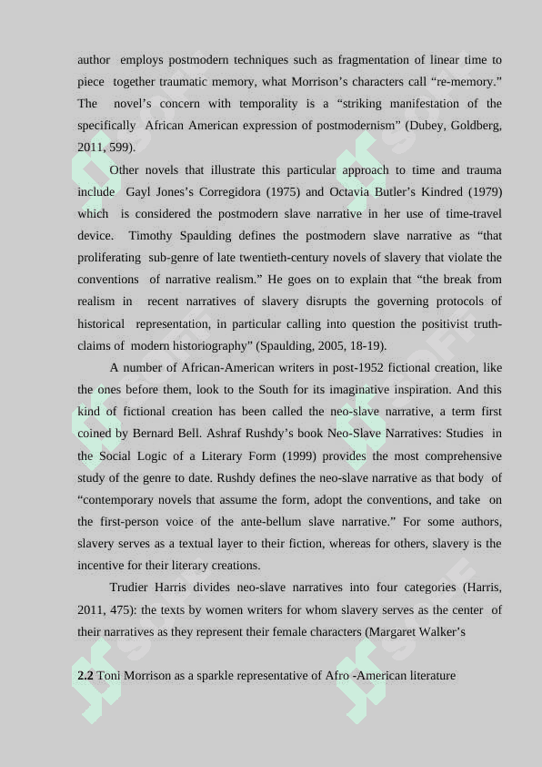 Afro-American literature and its influence 6