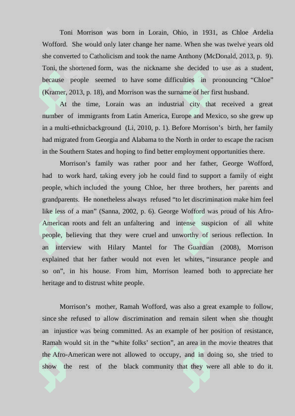 Afro-American literature and its influence 7
