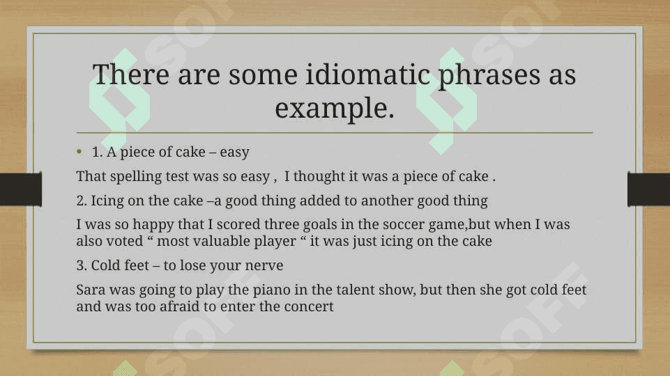 Idioms, slangs and phrases 3