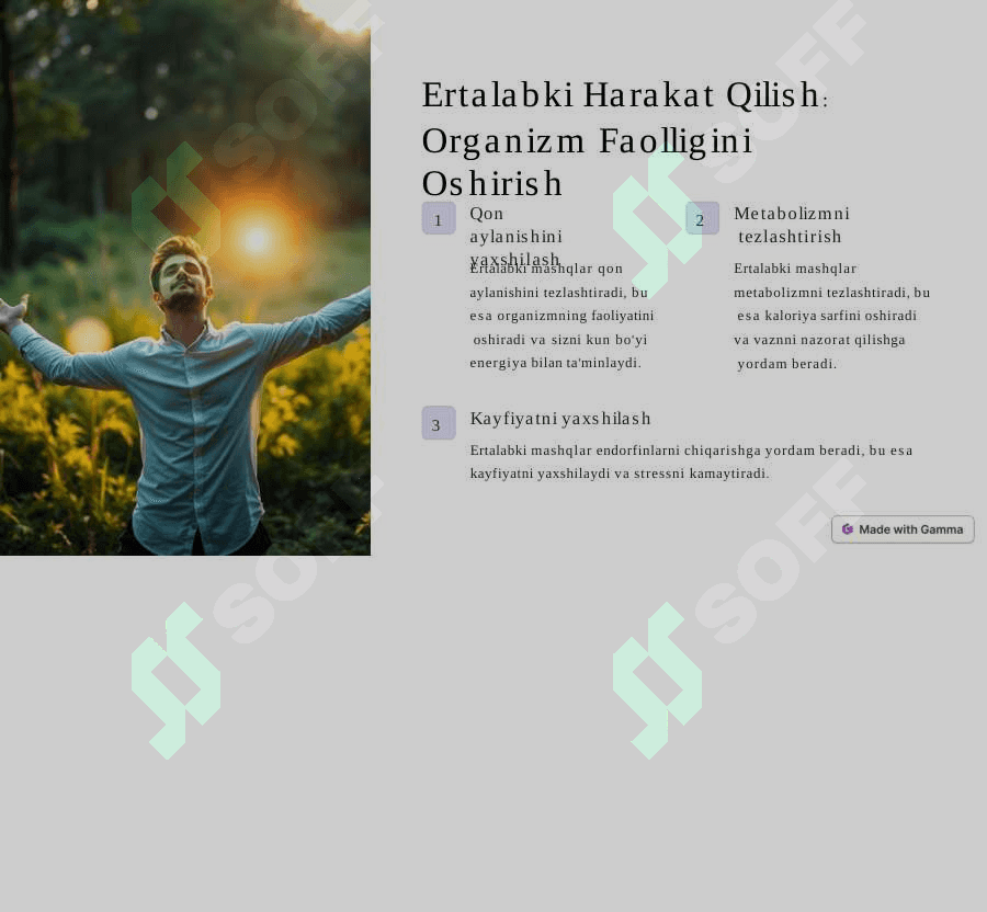Optimal Harakatlanish Tartibi Salomatlik Uchun Muhim 4