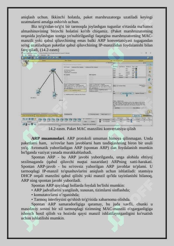 ARP POISONING tarmoq hujumi tahlili 3