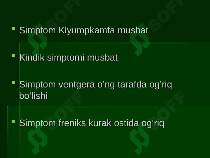 QORIN BO’SHLIG’I AZOLARINING YOPIQ SHIKASTLANISHLARI 7