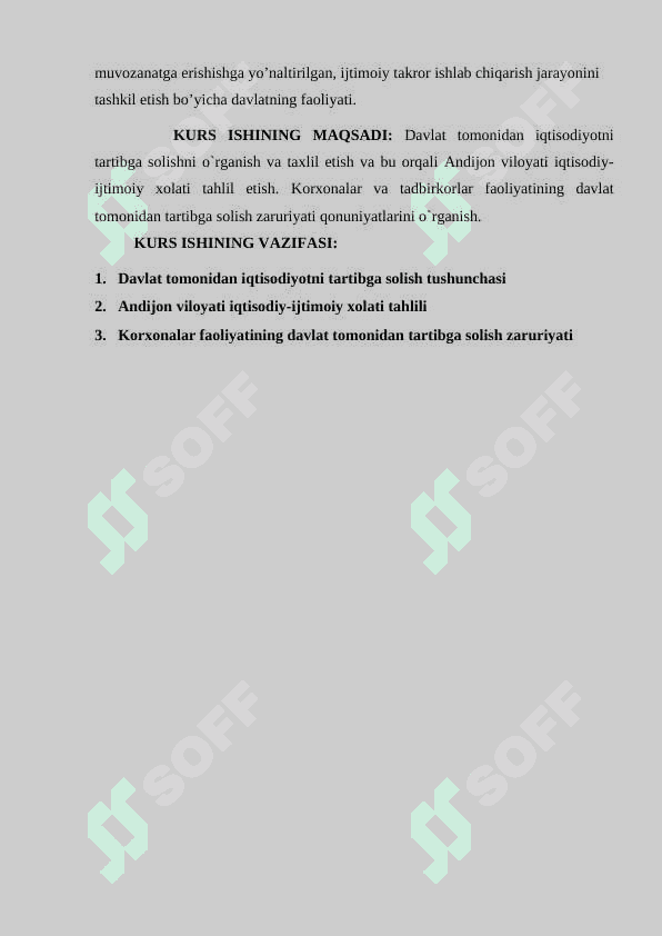 Korxonalar faoliyatini davlat tomonidan tartibga solish tartibi 4