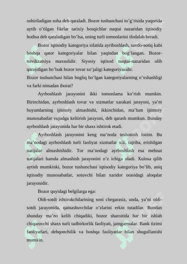 Bozorning davlat tamonidan tartibga solinishi 7