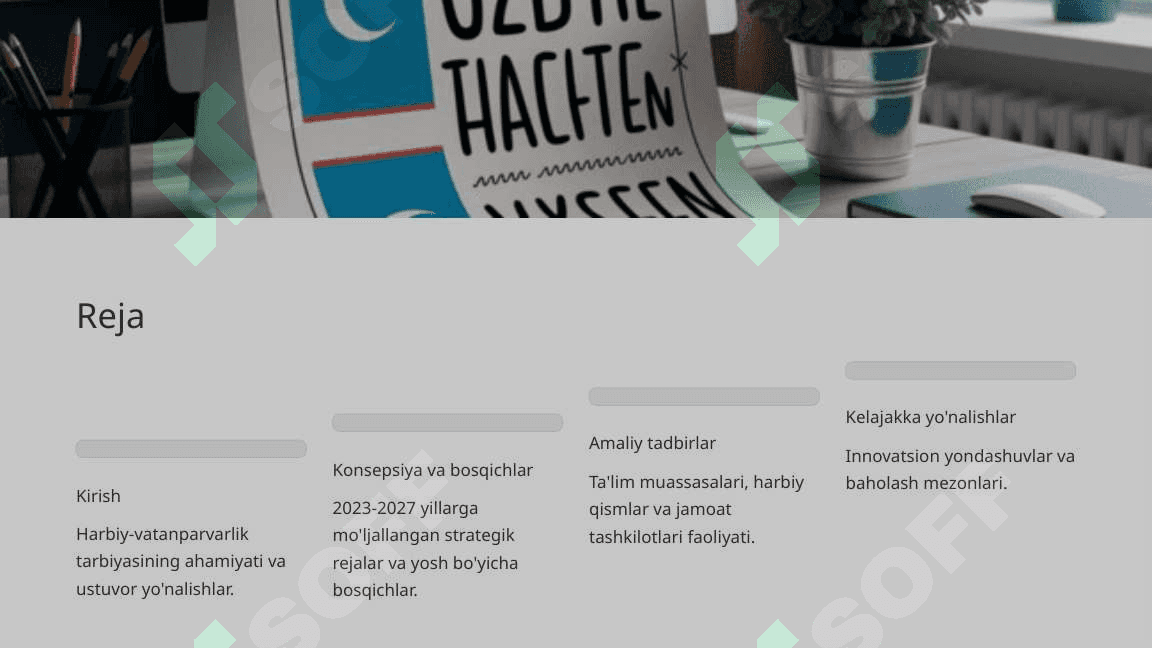 Yoshlarni harbiy-vatanparvarlik ruhida tarbiyalash tadbirlarini yanada kuchaytirish 2