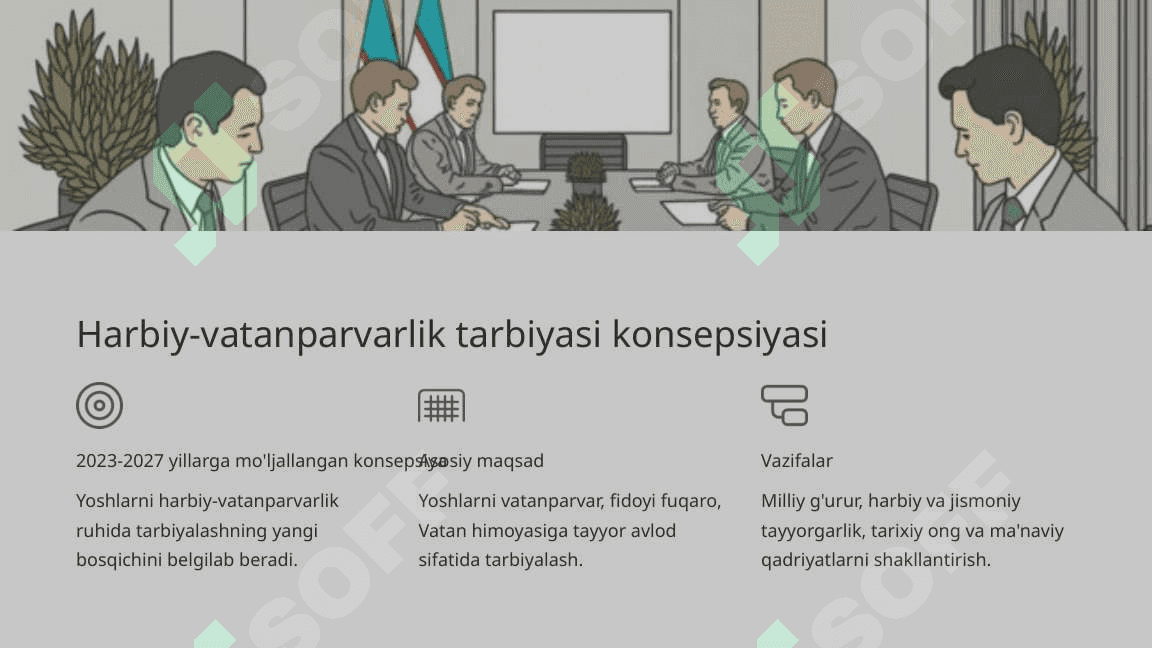 Yoshlarni harbiy-vatanparvarlik ruhida tarbiyalash tadbirlarini yanada kuchaytirish 4