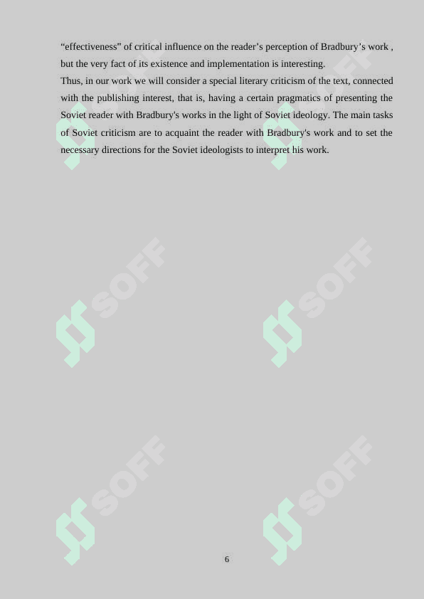 Satiric science-fiction in works by Ray Bradbury 6
