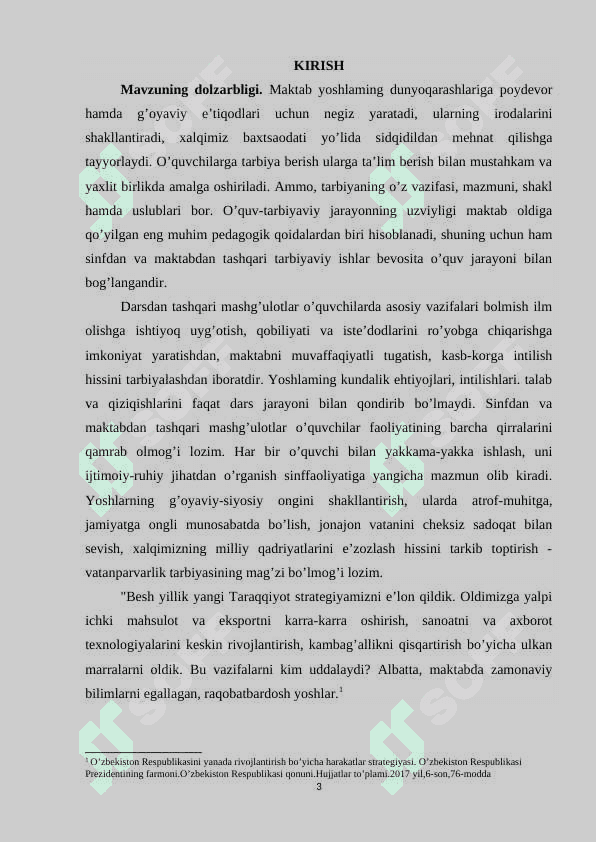 Sinfdan tashqari ma’naviy-ma’rifiy ishlarning asosiy yo’nalishlari 3